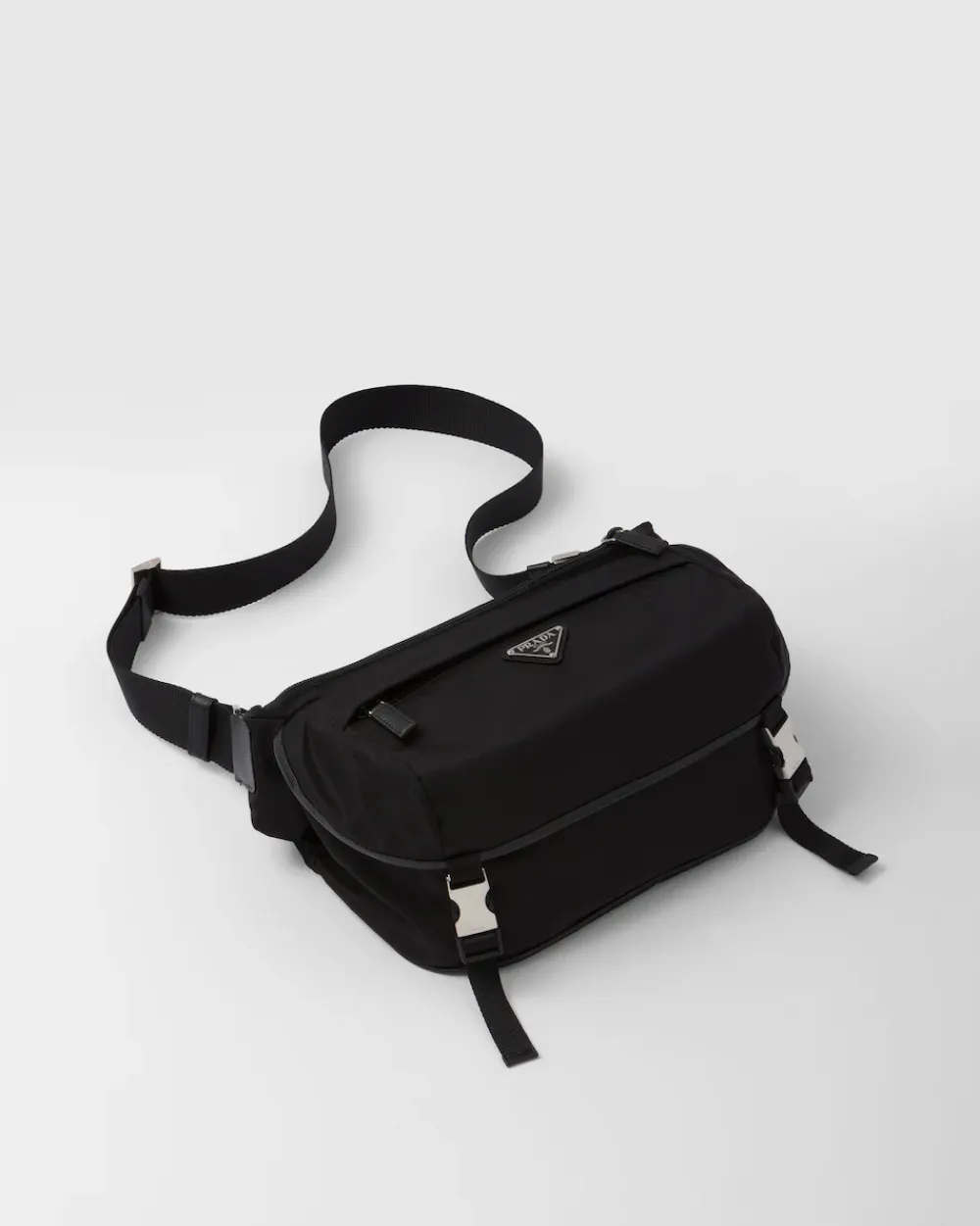 Hombre Prada COLECCIÓN MASCULINA|BOLSOS MENSAJEROS^Bandolera De Re-nylon Y Piel Saffiano