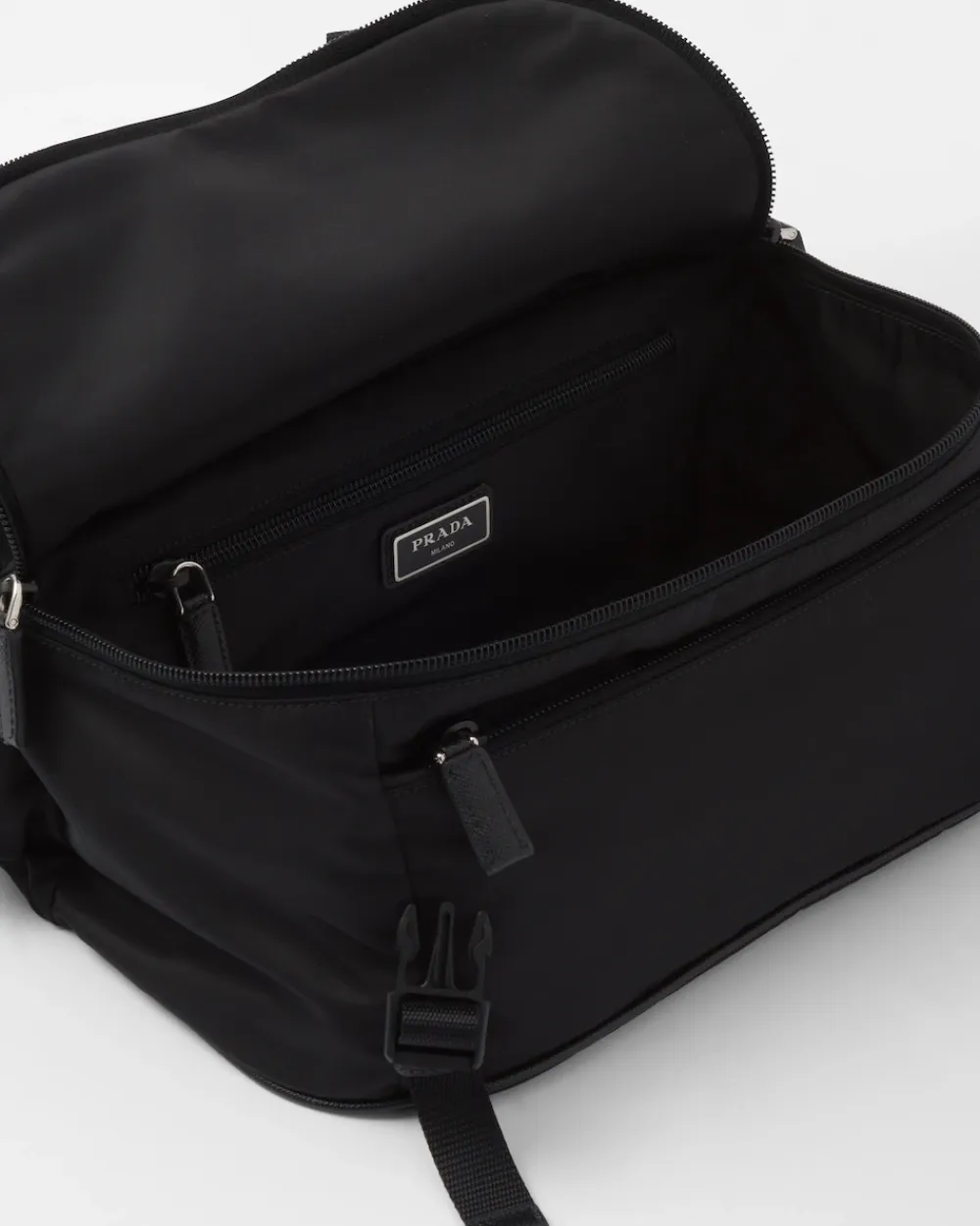 Hombre Prada COLECCIÓN MASCULINA|BOLSOS MENSAJEROS^Bandolera De Re-nylon Y Piel Saffiano