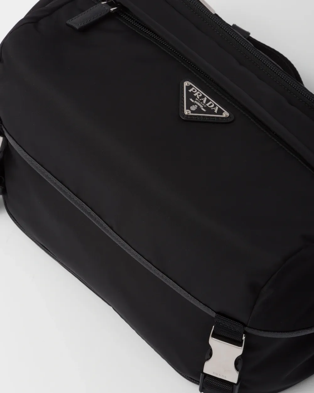 Hombre Prada COLECCIÓN MASCULINA|BOLSOS MENSAJEROS^Bandolera De Re-nylon Y Piel Saffiano
