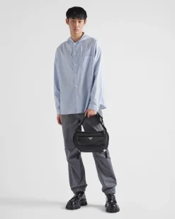 Hombre Prada COLECCIÓN MASCULINA|BOLSOS MENSAJEROS^Bandolera De Re-nylon Y Piel Saffiano