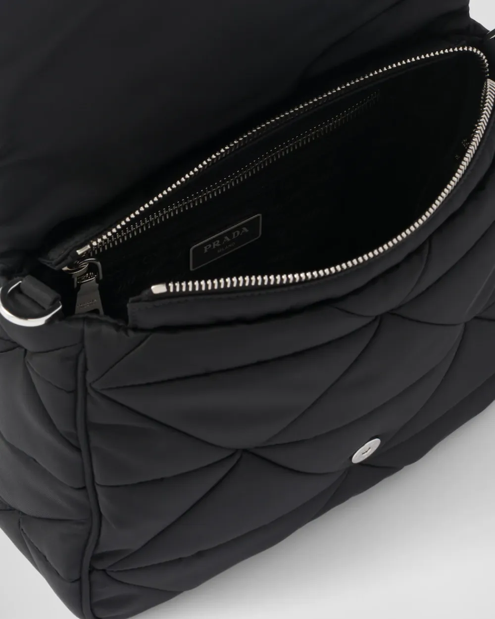 Mujer Prada COLECCIÓN FEMENINA|BOLSOS DE HOMBRO^Bandolera En Re-nylon Acolchado