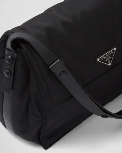 Mujer Prada COLECCIÓN FEMENINA|BOLSOS DE HOMBRO^Bandolera Grande En Re-nylon Acolchado
