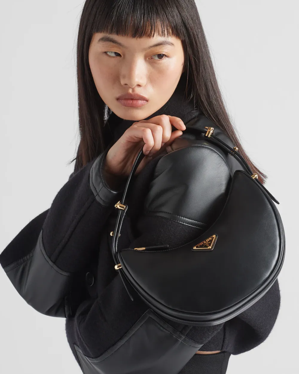 Mujer Prada PRADA ARQUE’|MINIBOLSOS^Bandolera Arqué De Piel