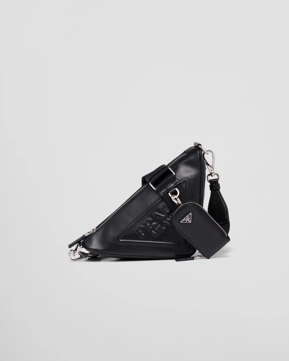 Mujer Prada BOLSOS DE HOMBRO|BOLSOS DE HOMBRO^Bandolera Triangular De Piel