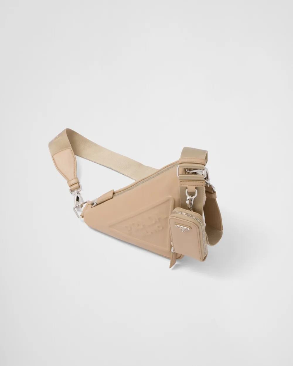 Mujer Prada BOLSOS DE HOMBRO|BOLSOS DE HOMBRO^Bandolera Triangular De Piel