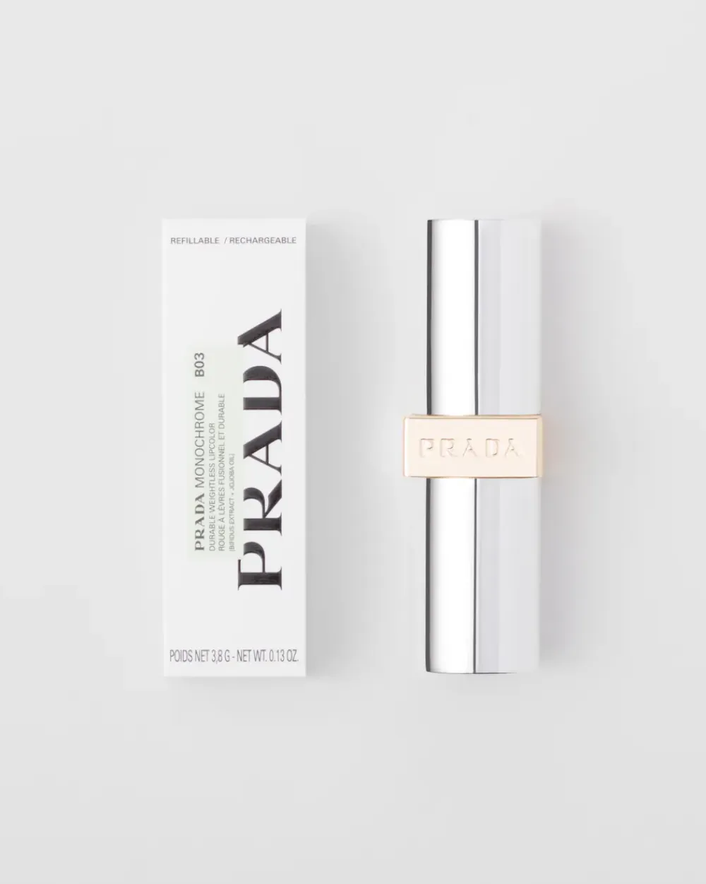 Prada LABIOS^Barra De Labios Monochrome Hyper Matte - B03 - Mahogany