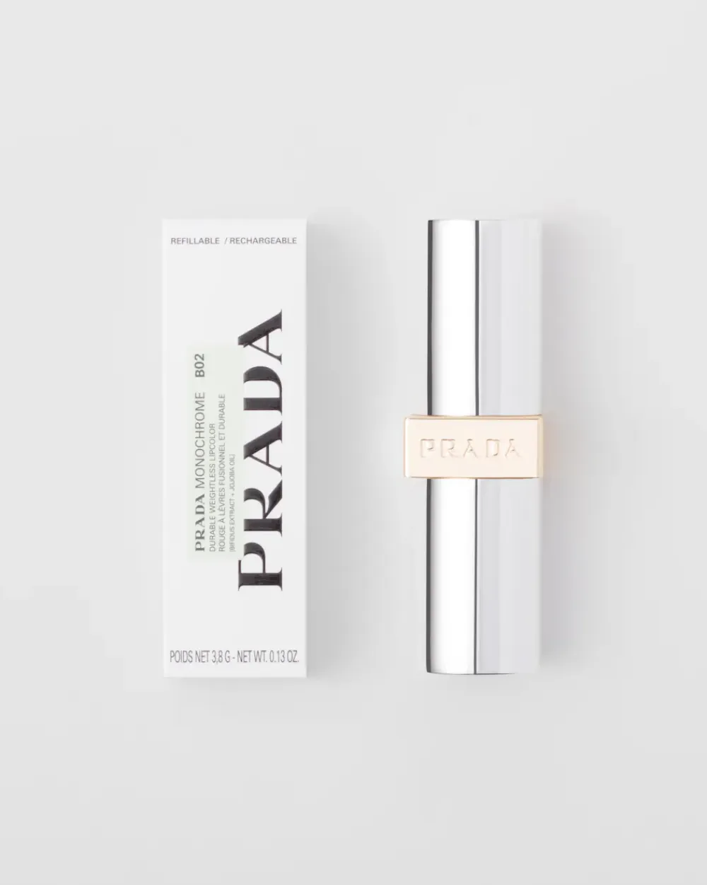 Prada LABIOS^Barra De Labios Monochrome Hyper Matte - B02 - Quartz