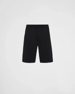 Hombre Prada TEJIDOS DE PUNTO^Bermudas De Algodón Y Viscosa