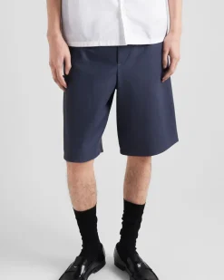 Hombre Prada ROPA DE PIEL^Bermudas De Napa