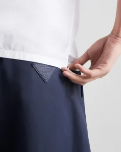 Hombre Prada ROPA DE PIEL^Bermudas De Napa