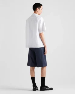 Hombre Prada ROPA DE PIEL^Bermudas De Napa