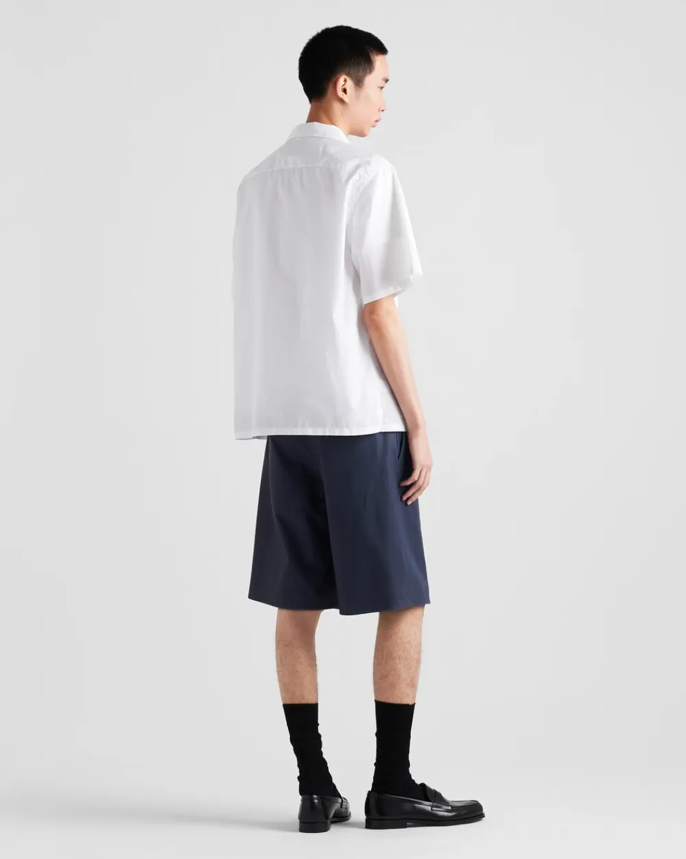 Hombre Prada ROPA DE PIEL^Bermudas De Napa