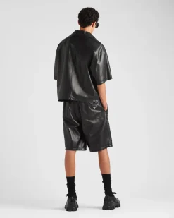 Hombre Prada ROPA DE PIEL^Bermudas De Napa
