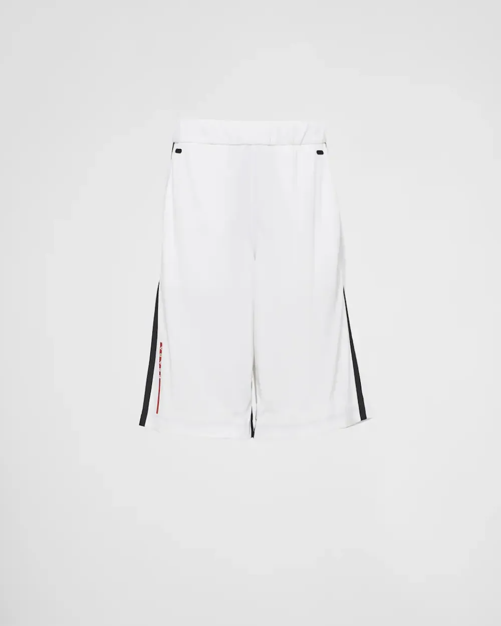 Hombre Prada ROPA^Bermudas De Piqué Con Costuras De Cinta