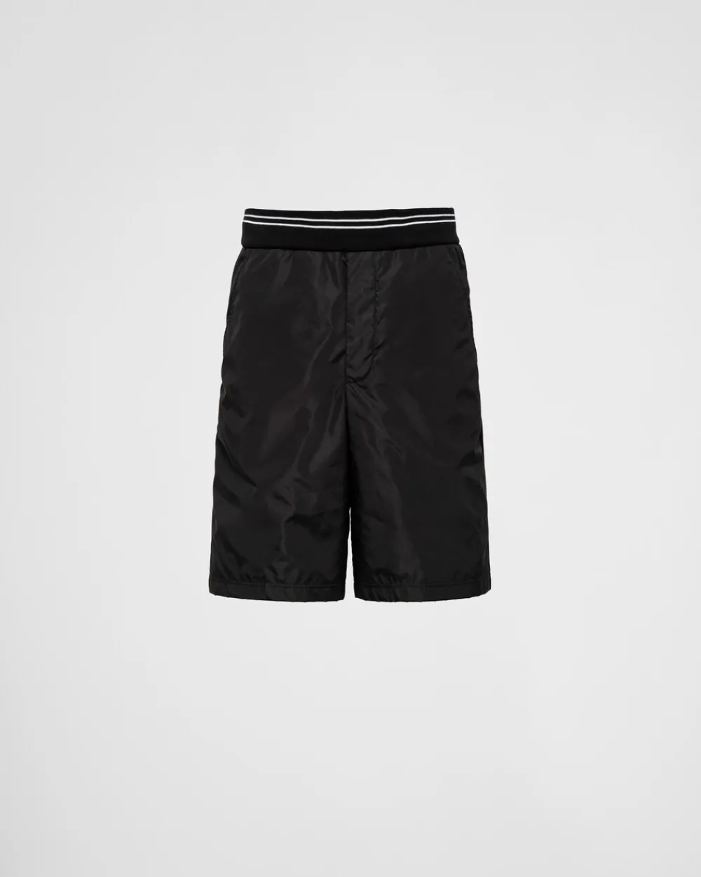 Hombre Prada ROPA DEPORTIVA Y SUDADERAS^Bermudas De Piqué Con Detalles De Re-nylon