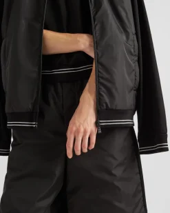 Hombre Prada ROPA DEPORTIVA Y SUDADERAS^Bermudas De Piqué Con Detalles De Re-nylon