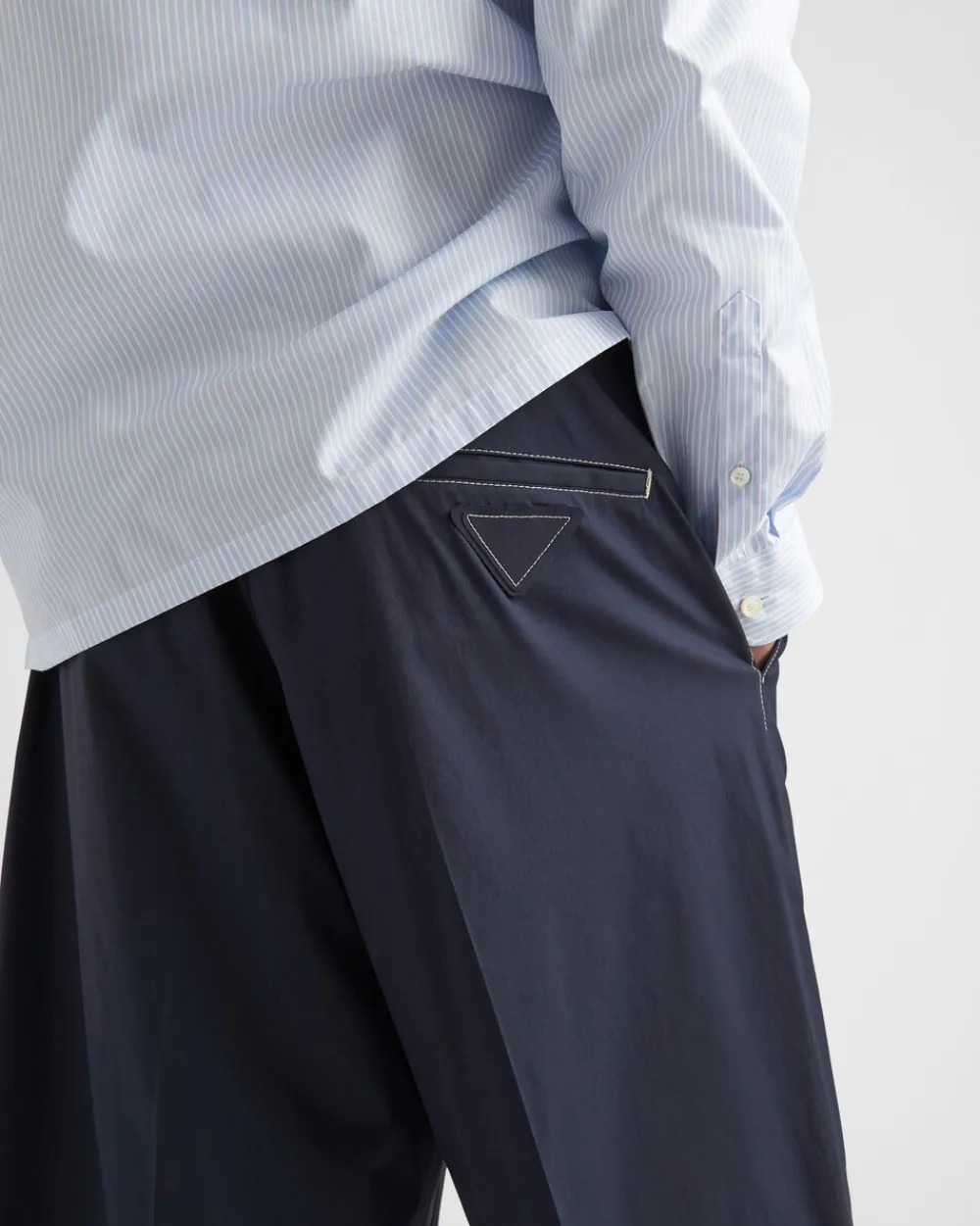 Hombre Prada PANTALONES Y BERMUDAS^Bermudas De Popelín Elástico