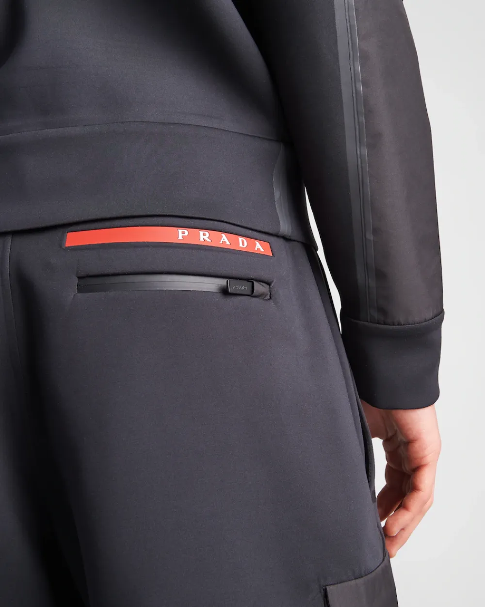 Hombre Prada ROPA^Bermudas De Punto Técnico Reciclado