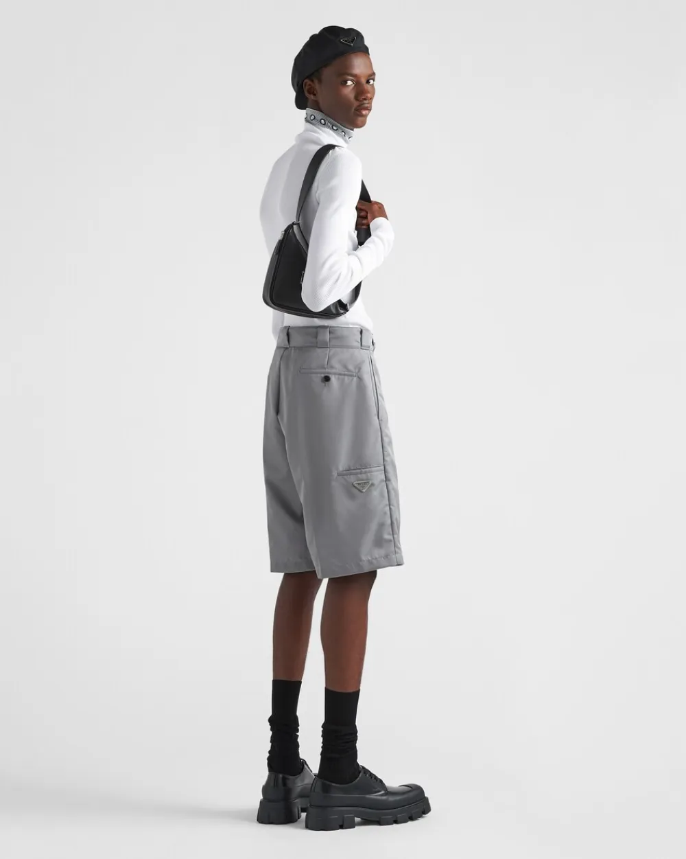 Prada COLECCIÓN MASCULINA^Bermudas De Re-nylon