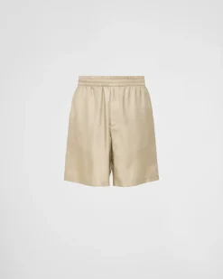 Hombre Prada PANTALONES Y BERMUDAS^Bermudas De Seda