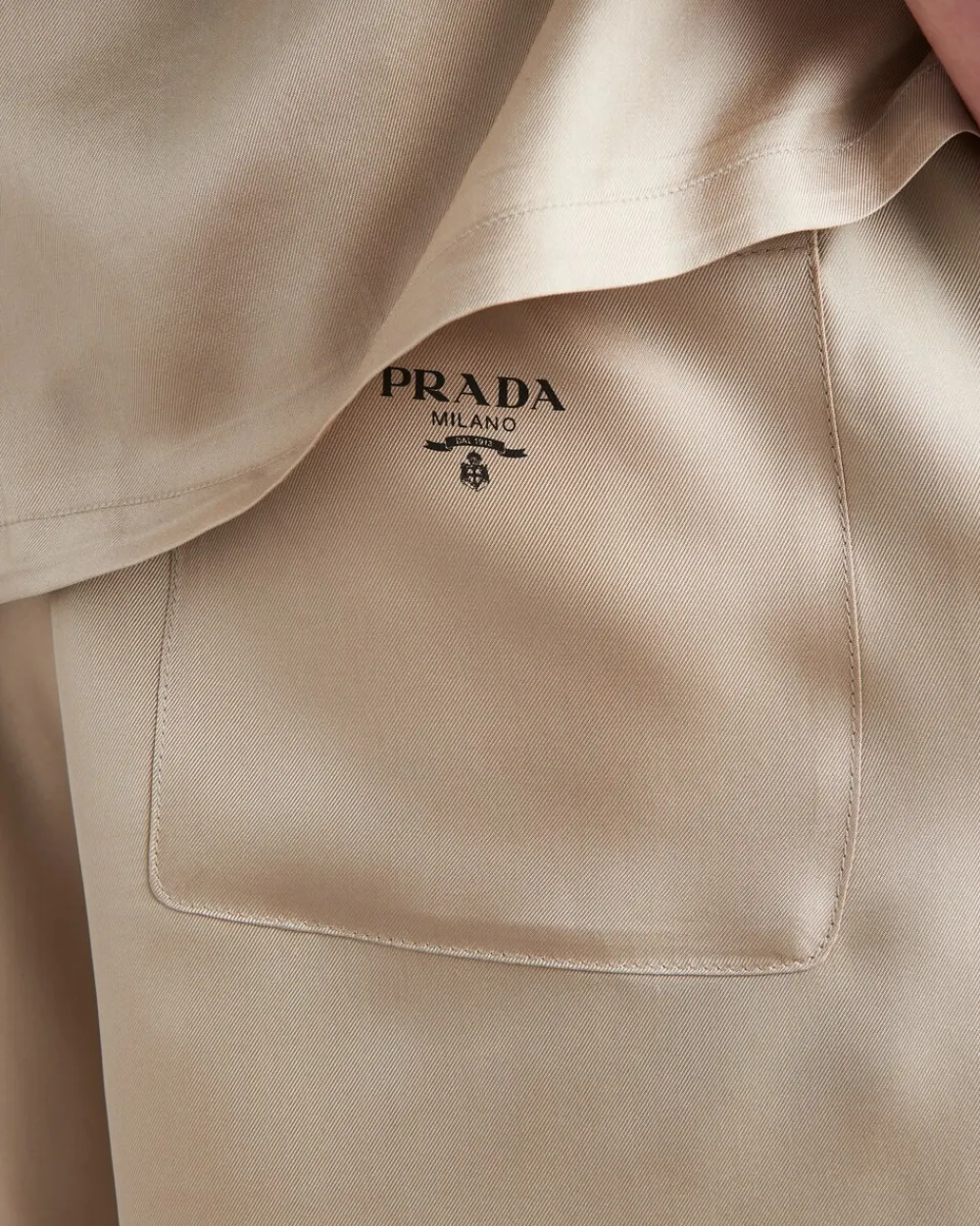 Hombre Prada PANTALONES Y BERMUDAS^Bermudas De Seda