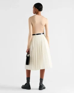 Mujer Prada CAMISETAS Y SUDADERAS|CAMISAS Y TOPS^Bodi De Raso
