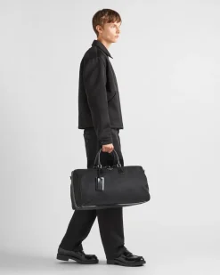 Mujer/Hombre Prada BOLSOS DE VIAJE|BOLSOS DE VIAJE^Bolsa De Lona De Re-nylon Y Piel Cepillada