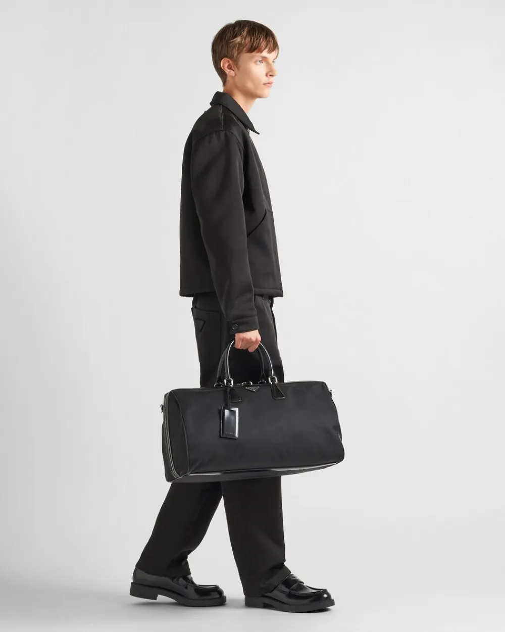 Mujer/Hombre Prada BOLSOS DE VIAJE|BOLSOS DE VIAJE^Bolsa De Lona De Re-nylon Y Piel Cepillada