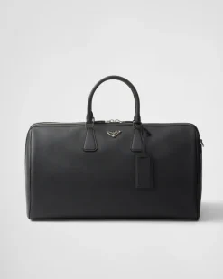 Mujer/Hombre Prada BOLSOS DE VIAJE|BOLSOS DE VIAJE^Bolsa De Lona En Piel Saffiano