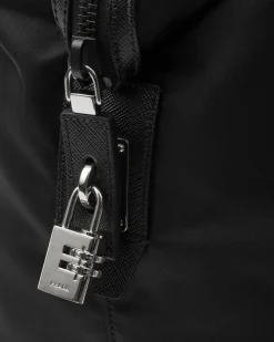 Mujer/Hombre Prada COLECCIÓN MASCULINA|BOLSOS DE VIAJE^Bolsa De Lona En Piel Saffiano Y Re-nylon