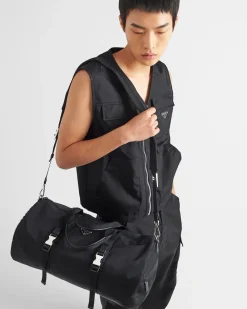 Mujer Prada COLECCIÓN MASCULINA|BOLSOS DE VIAJE^Bolsa De Lona En Piel Saffiano Y Re-nylon