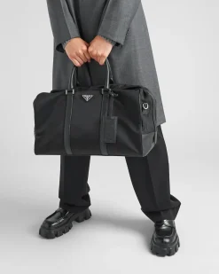 Mujer/Hombre Prada BOLSOS DE VIAJE|BOLSOS DE VIAJE^Bolsa De Piel Saffiano Y Re-nylon