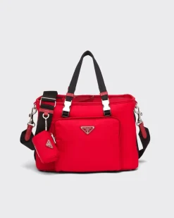 Mujer/Hombre Prada ACCESORIOS PARA MASCOTAS|ACCESORIOS PARA MASCOTAS^Bolsa Para Mascotas De Re-nylon Y Piel Saffiano