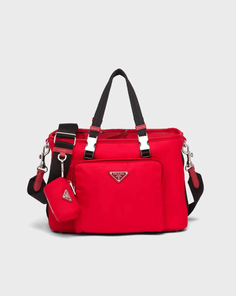 Mujer/Hombre Prada ACCESORIOS PARA MASCOTAS|ACCESORIOS PARA MASCOTAS^Bolsa Para Mascotas De Re-nylon Y Piel Saffiano