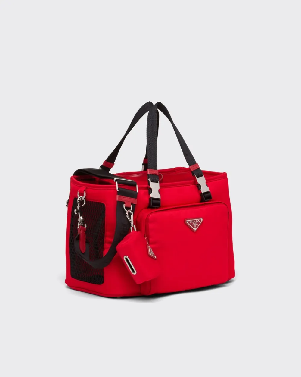 Mujer/Hombre Prada ACCESORIOS PARA MASCOTAS|ACCESORIOS PARA MASCOTAS^Bolsa Para Mascotas De Re-nylon Y Piel Saffiano