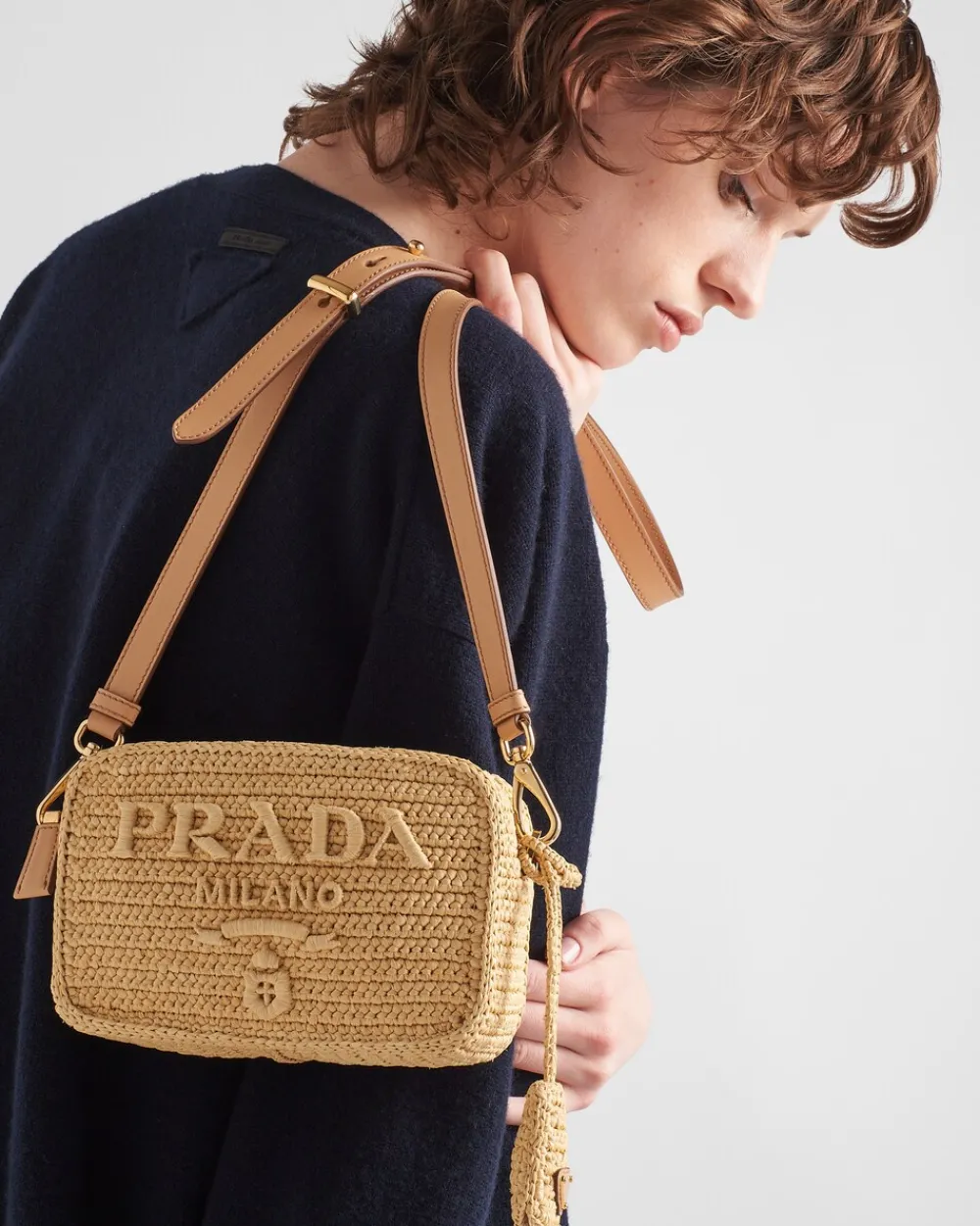 Prada PRADA SUMMER BAGS^Bolso Bandolera De Croché