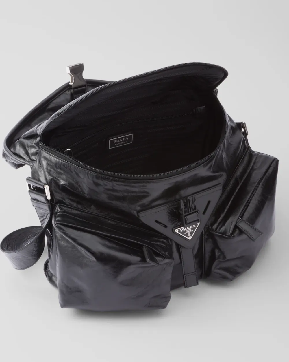 Hombre Prada BOLSOS MENSAJEROS^Bolso Bandolera De Piel