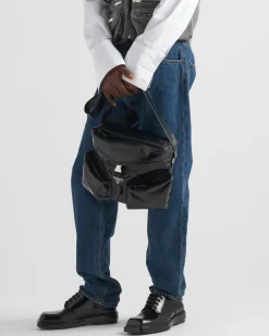 Hombre Prada BOLSOS MENSAJEROS^Bolso Bandolera De Piel