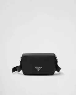 Hombre Prada BOLSOS MENSAJEROS^Bolso Bandolera De Piel Saffiano