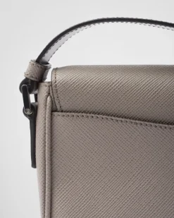 Hombre Prada BOLSOS MENSAJEROS^Bolso Bandolera De Piel Saffiano