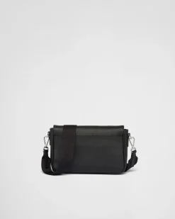 Hombre Prada BOLSOS MENSAJEROS^Bolso Bandolera De Piel Saffiano