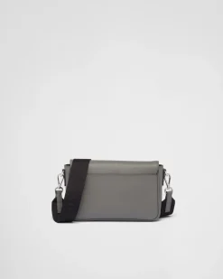 Hombre Prada BOLSOS MENSAJEROS^Bolso Bandolera De Piel Saffiano