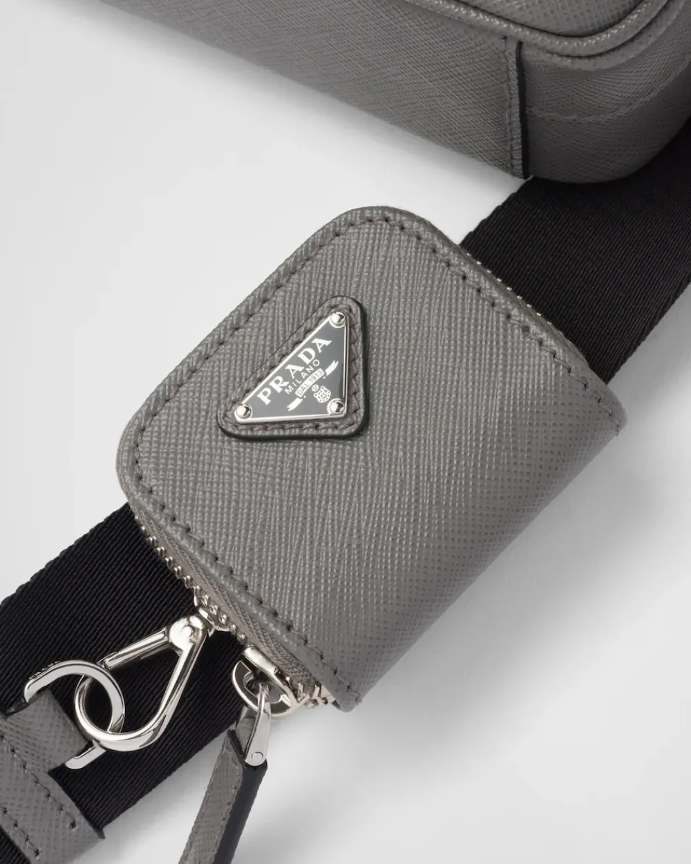 Hombre Prada BOLSOS MENSAJEROS^Bolso Bandolera De Piel Saffiano