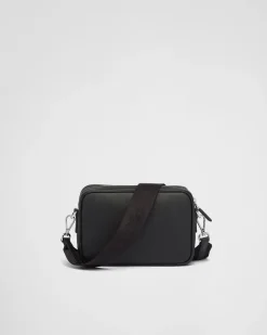 Hombre Prada BOLSOS MENSAJEROS^Bolso Bandolera De Piel Saffiano
