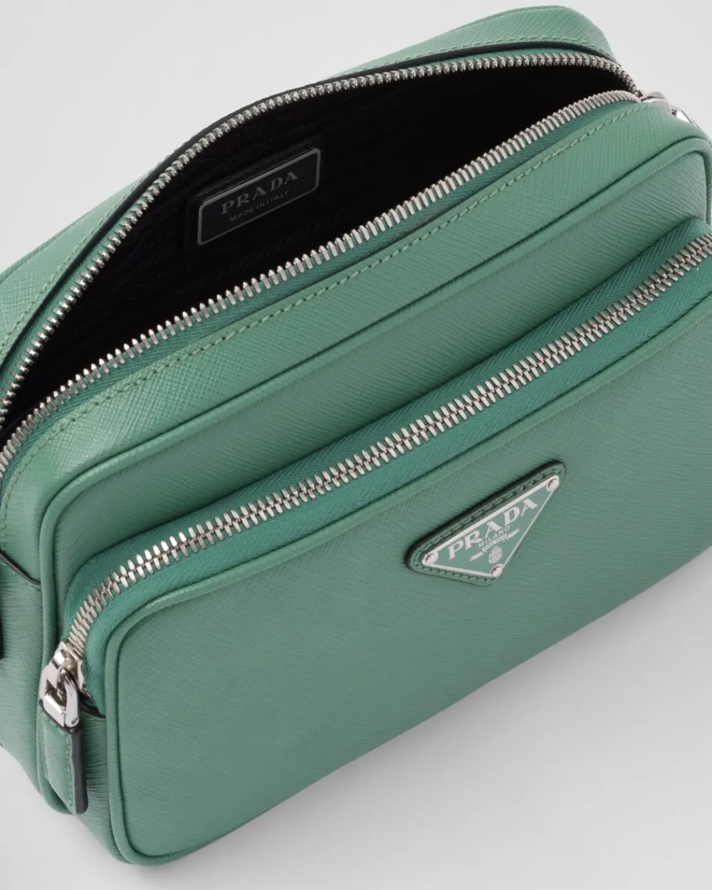 Hombre Prada BOLSOS MENSAJEROS^Bolso Bandolera De Piel Saffiano