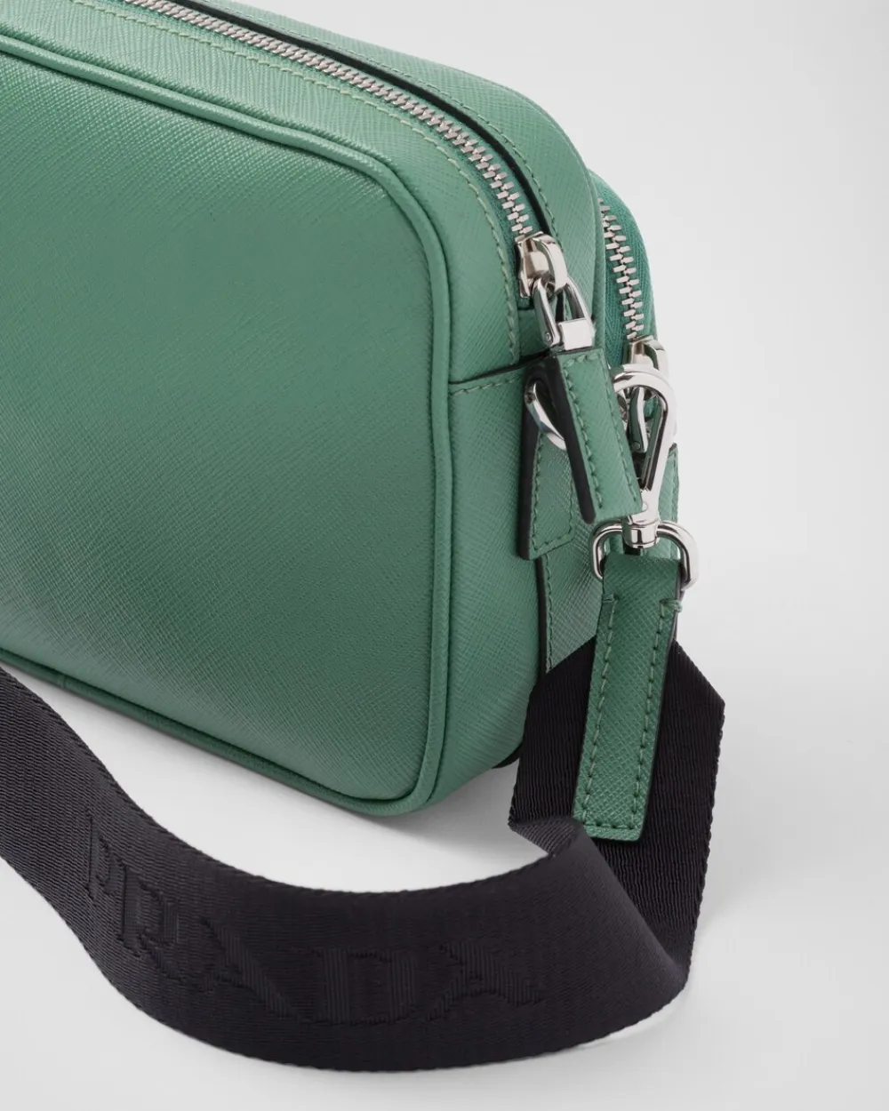 Hombre Prada BOLSOS MENSAJEROS^Bolso Bandolera De Piel Saffiano