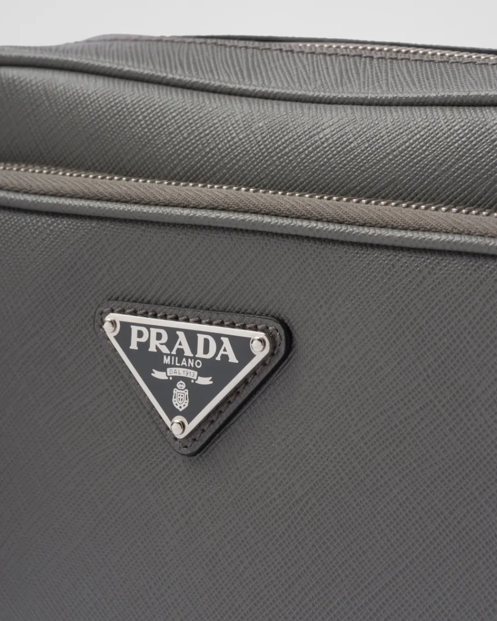 Hombre Prada BOLSOS MENSAJEROS^Bolso Bandolera De Piel Saffiano