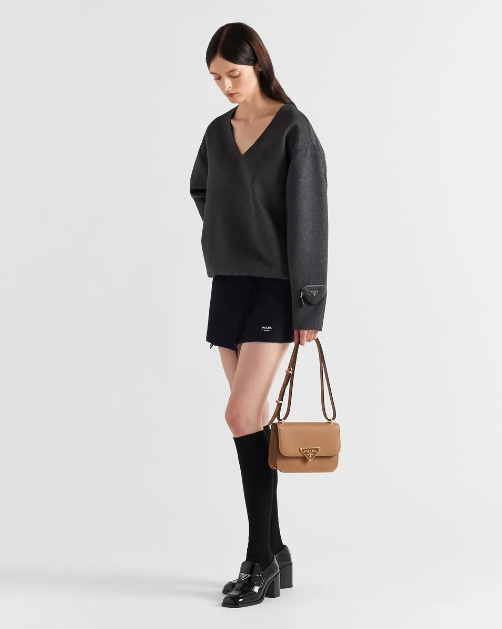 Mujer Prada BOLSOS DE HOMBRO|BOLSOS DE HOMBRO^Bolso Bandolera De Piel Saffiano