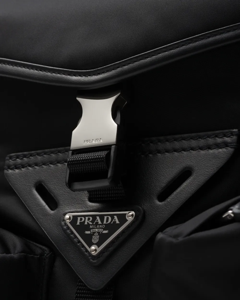 Hombre Prada BOLSOS MENSAJEROS^Bolso Bandolera De Re-nylon Y Piel