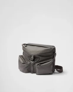 Hombre Prada BOLSOS MENSAJEROS^Bolso Bandolera De Re-nylon Y Piel